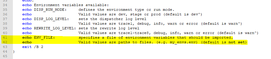 Dispatcher Windows changes 1